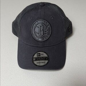 New Era Charcoal Brooklyn Nets Cap